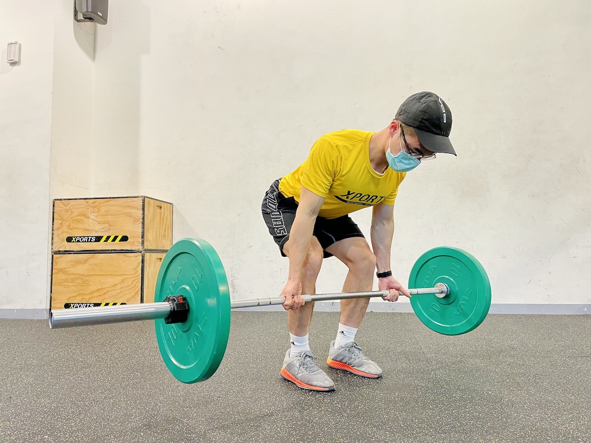 划船訓練-槓鈴划船-XPORTS