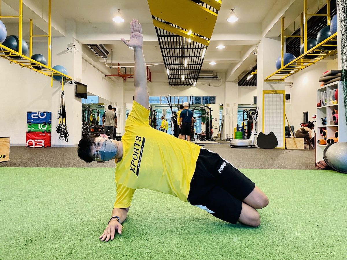 核心肌群-側平板式-初階版