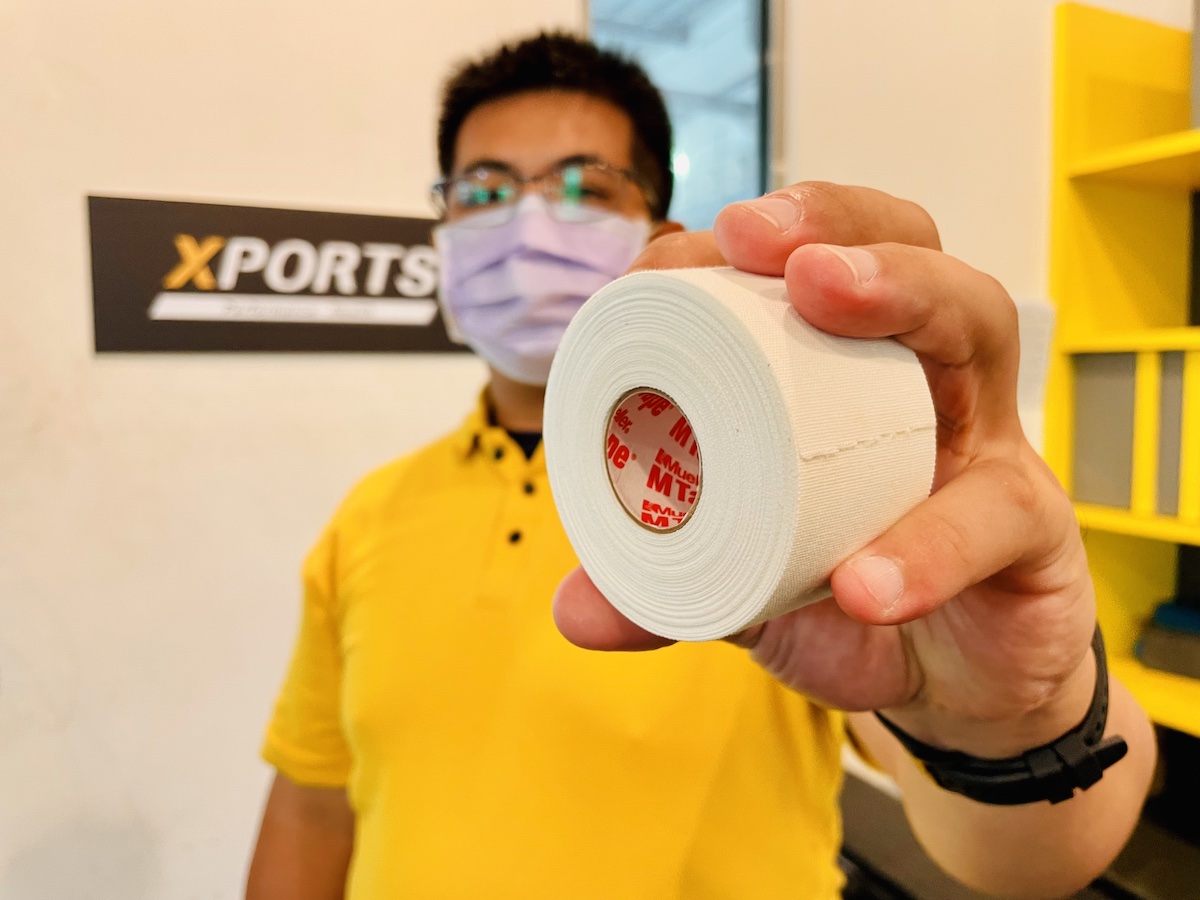 白貼-運動貼布（或稱肌能貼紮、肌內效貼布