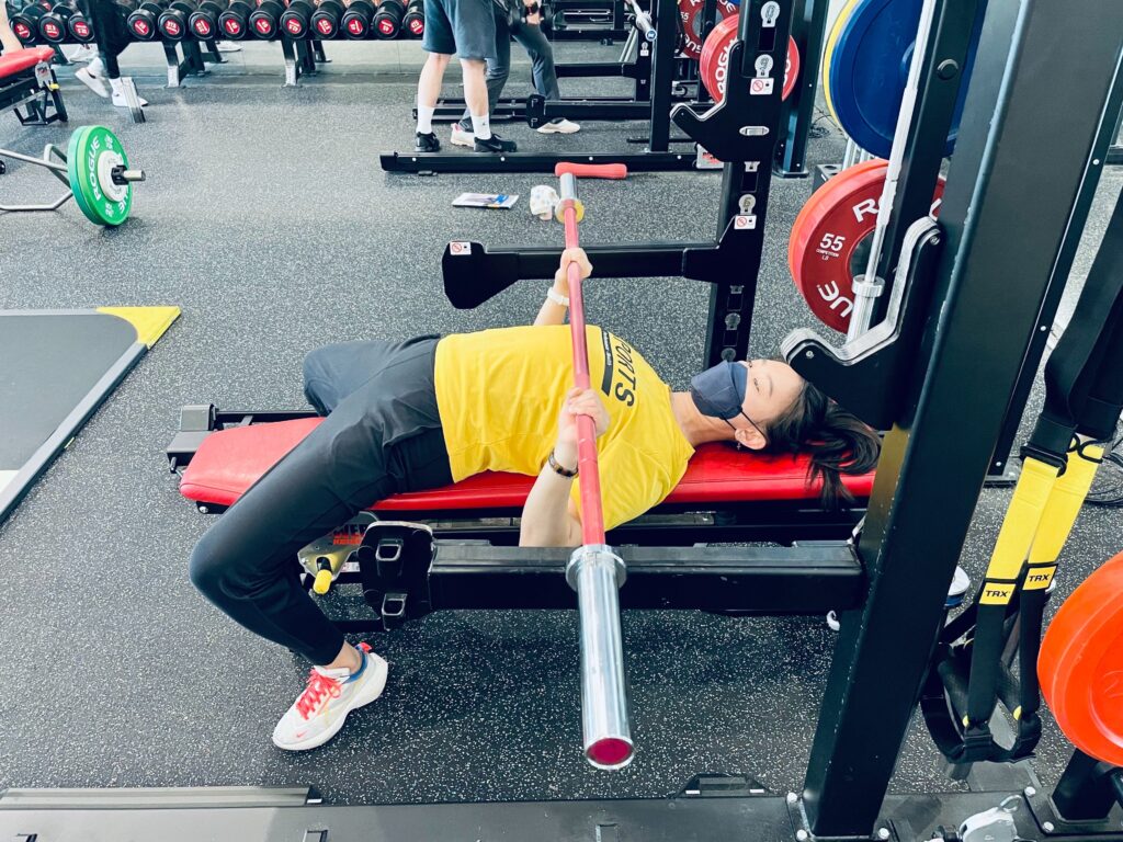 上半身瞬間爆發力-槓鈴臥推-3-1