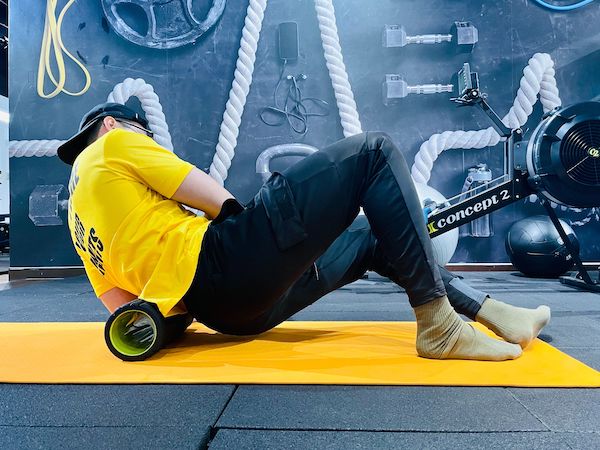 聖誕老人-筋膜放鬆術-長途駕駛-滾筒-1