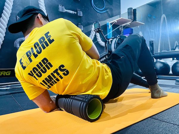 聖誕老人-筋膜放鬆術-長途駕駛-滾筒-2