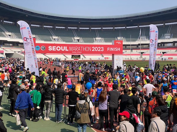 首爾馬拉松以其極速的賽道而聞名，雖然賽道上不免有些微起伏，包括上高架橋的路段和沿著蜿蜒的河濱跑道，但這些規劃乃是基於城市動線的規劃所設計。
